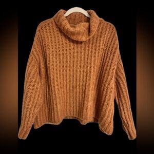 Free People Oversized Turtleneck Sweater